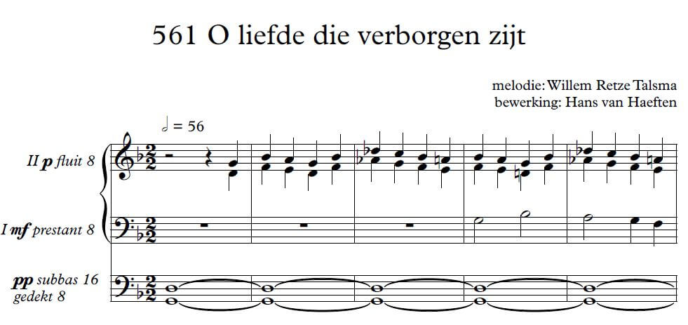 O Liefde Die Verborgen Zijt