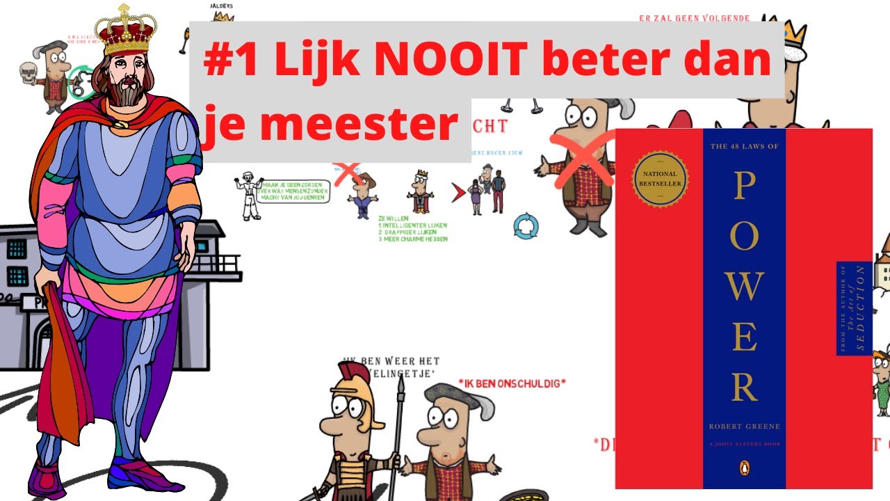 #1 lijk NOOIT beter dan je Meester - de 48 wetten van macht - YouTube - 48 Wetten Van De Macht Samenvatting
