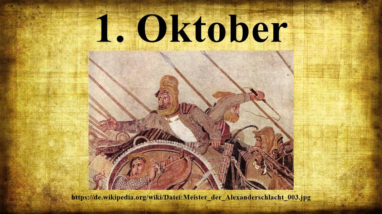 Wat Is Er Op 1 Oktober