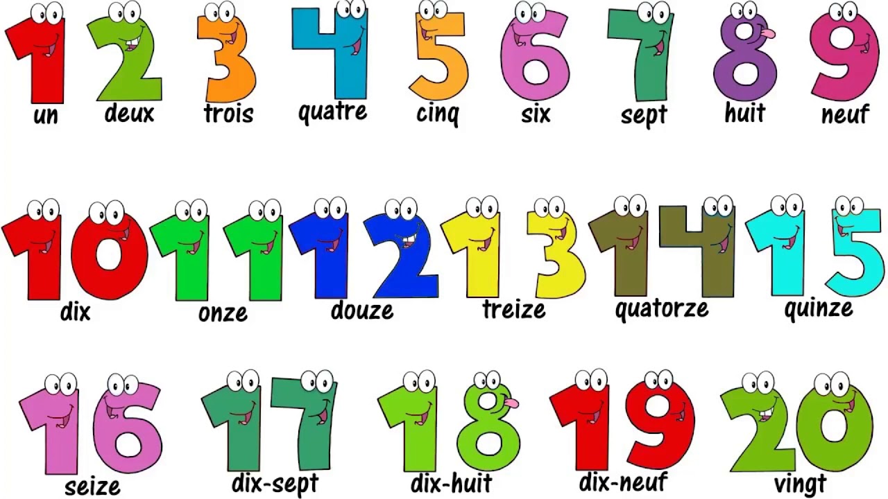 1 to 20 in french - YouTube - Tot 20 Tellen In Het Frans