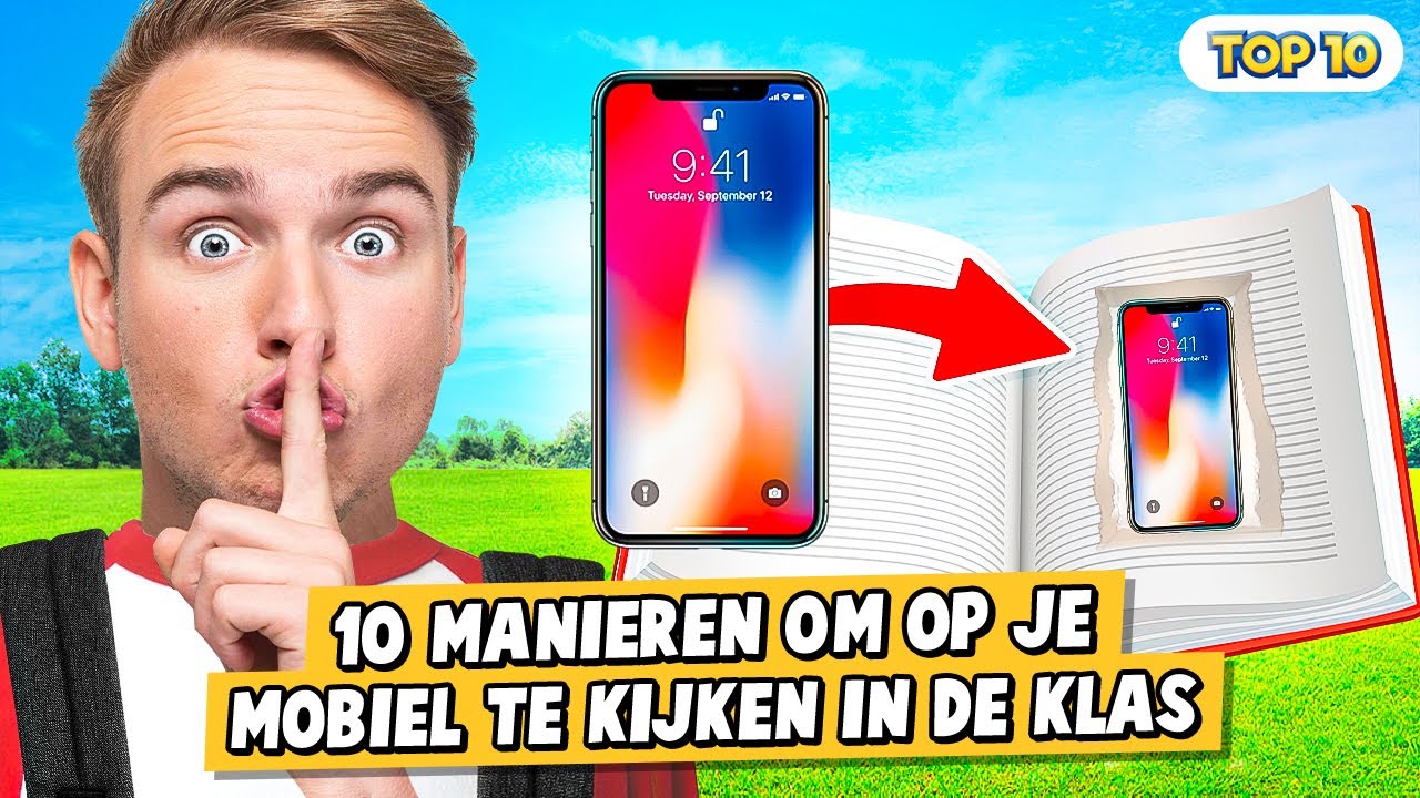 10 MANIEREN OM OP JE MOBIEL TE KIJKEN IN DE KLAS! - YouTube - Mag Je Op Je Telefoon In Het Vliegtuig