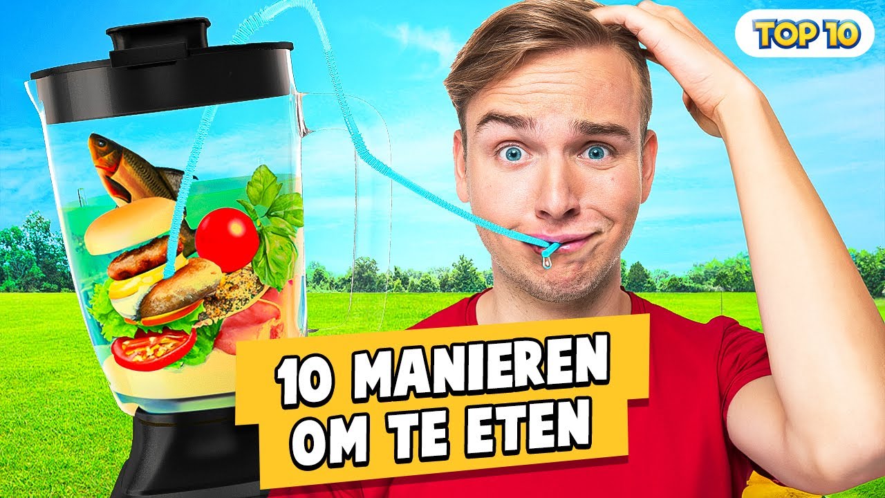 10 MANIEREN OM TE ETEN! - YouTube - Gevoel Dat Eten Niet Zakt