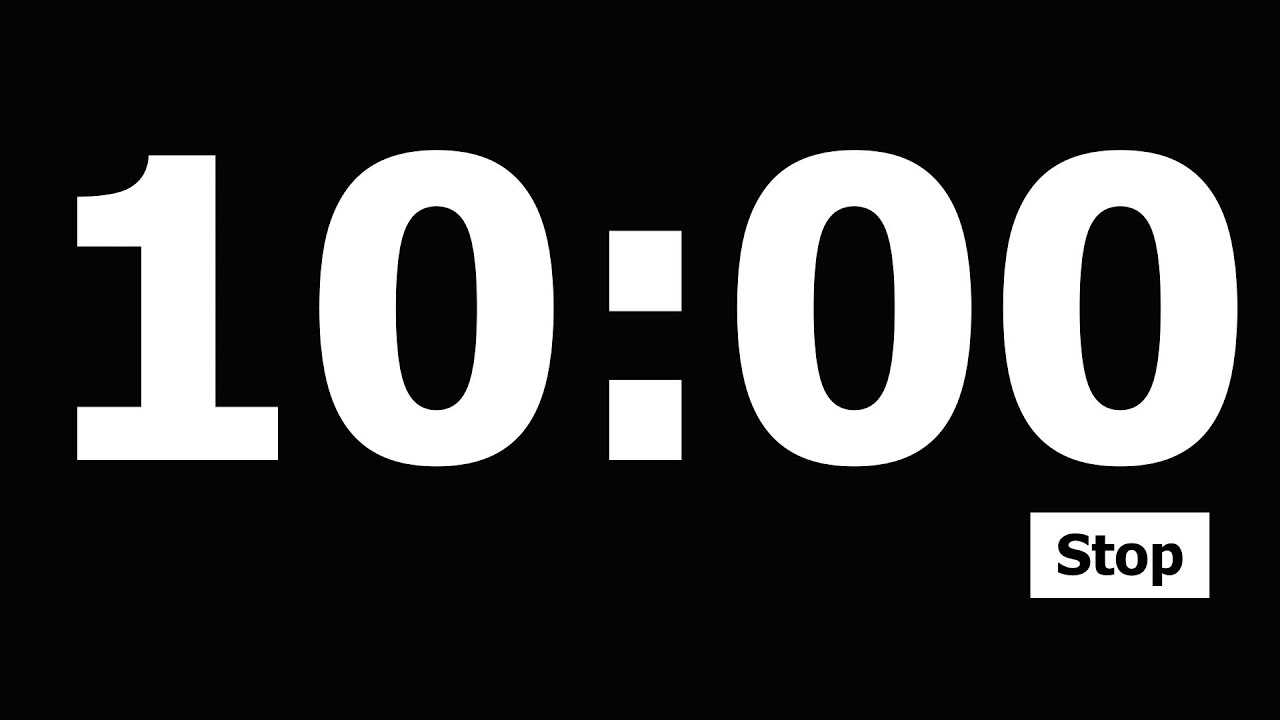 10 Minute Countdown Timer - YouTube - Zet Timer Op 10 Minuten