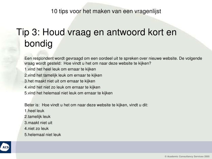 10 tips voor het maken van een vragenlijst - Goede Vragen Voor Een Interview