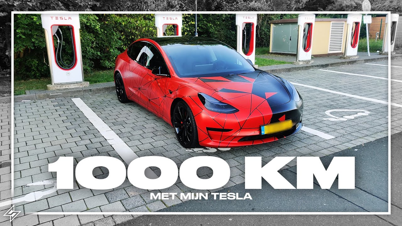 1000 Kilometer Rijden Met Een Tesla! - YouTube - Hoeveel Km Kan Een Auto Rijden Met Volle Tank