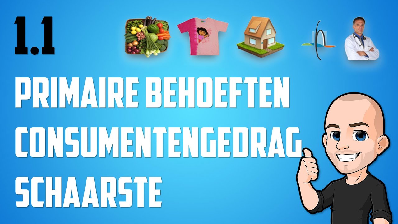 1.1 - Primaire en secundaire behoeften, consumentengedrag en schaarste - Het Kwik Daalt En De Behoefte Aan Deze Versnaperingen Ook