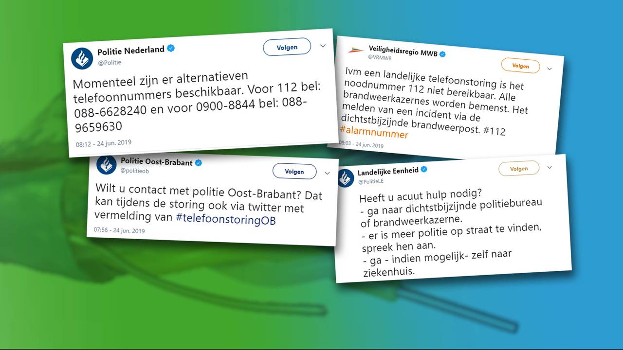 112 weer bereikbaar, telefoonstoring KPN na bijna vier uur opgelost - Omroep Brabant Op Kpn