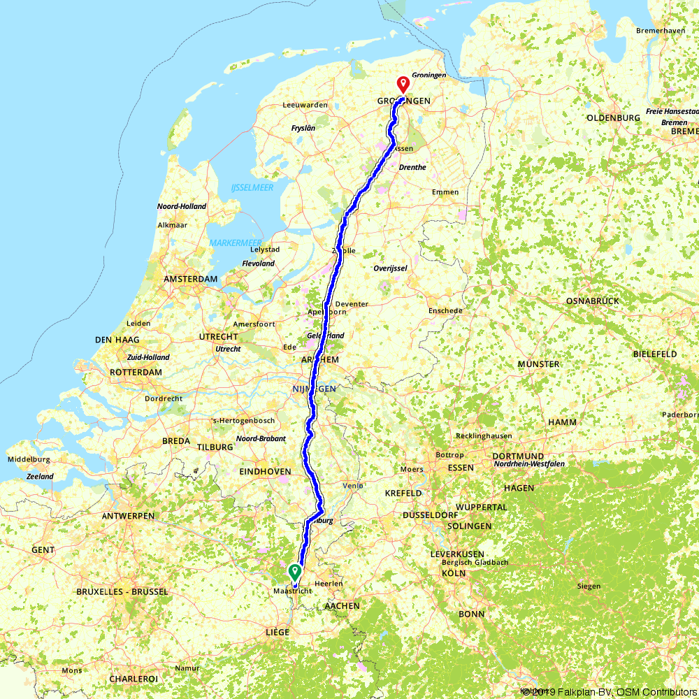 1162405 From Maastricht to Groningen - Boottocht Van Maastricht Naar Luik