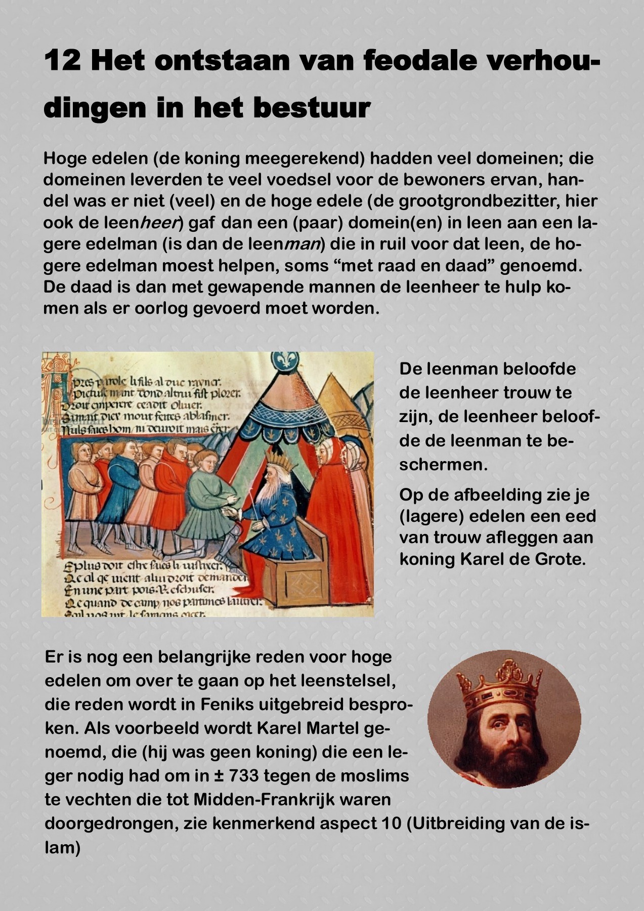 12 Het ontstaan van feodale verhoudingen in het bestuur - johanneshess - Het Ontstaan Van Feodale Verhoudingen In Het Bestuur.