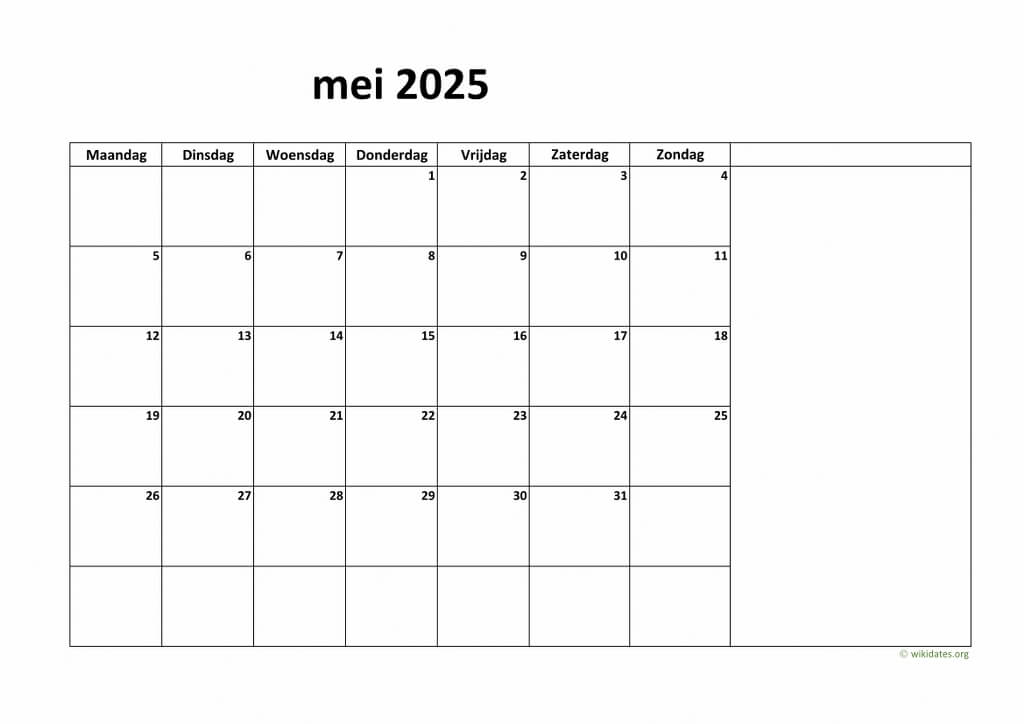 13 Mei 2025 - Niki Teddie - Wanneer Is De Mei Vakantie 2025