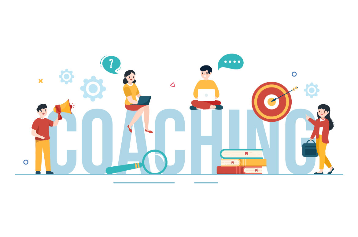 14 Life Coach Illustration - MasterBundles - Coachen Op Gedrag En Resultaat