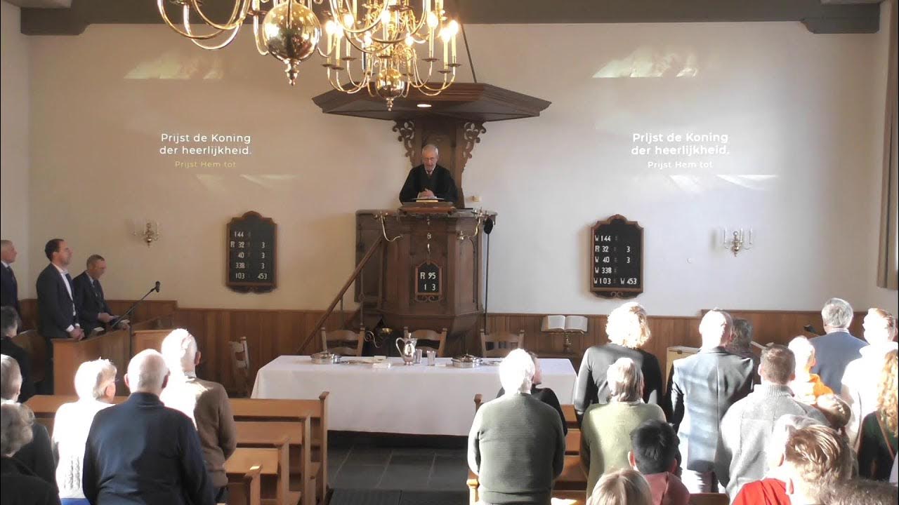 15 januari 2023 |10.00 uur,Ds. C. van Andel| Live Stream Kerkdienst - Ds Van Andel Gescheiden