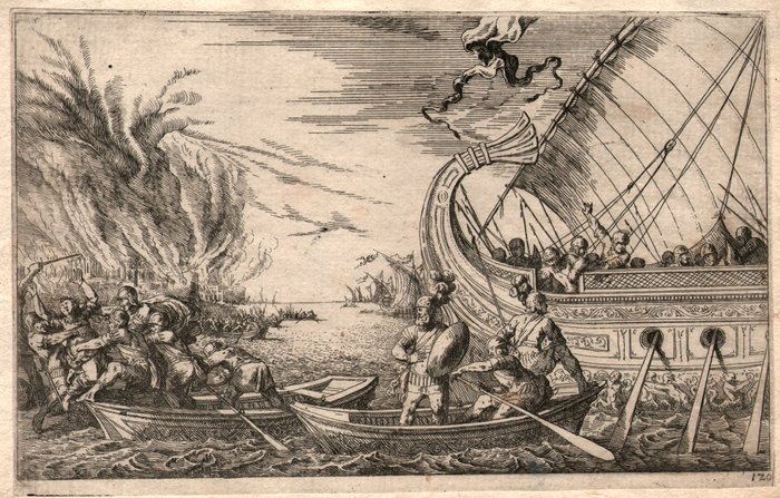 1639: De ontvoering van Helena van Troje. - Catawiki - Deze Jongeling Schaakte De Schone Helena Van Troje