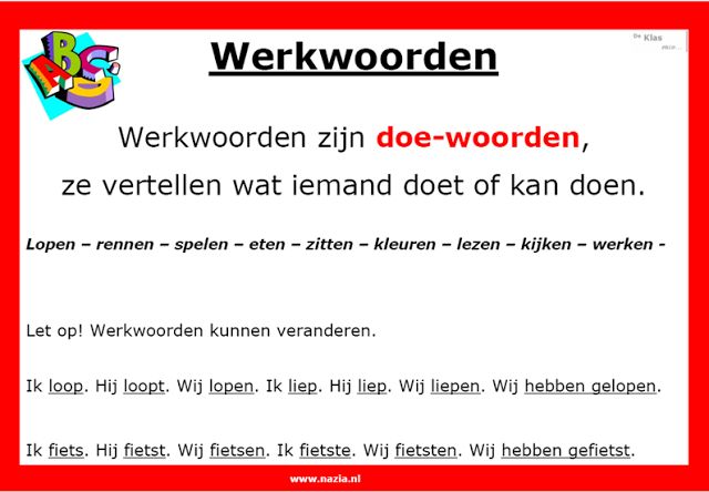 1803. Redekundig Ontleden : Werkwoorden | Taal, Taal posters, Onderwijs - Wat Is Een Hoofdgedachte In Een Tekst