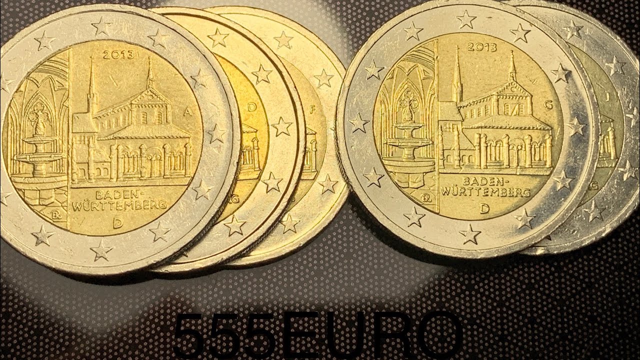 2 euro 2013 Germany A D F G J Euromünzen Collection coins - YouTube - Hoeveel Is Een Deense Kroon Waard