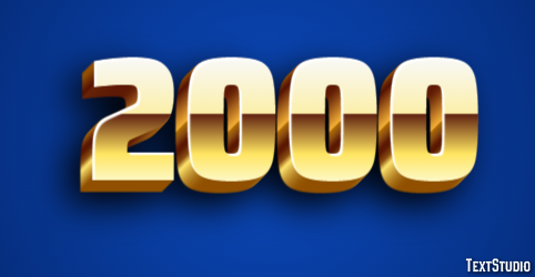 2000 Text Effect and Logo Design Number - 2000 Bruto Hoeveel Is Dat Netto
