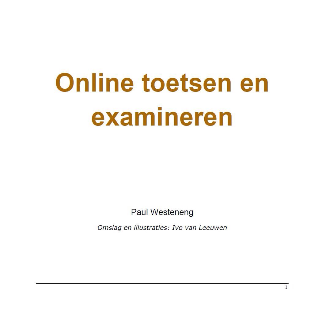 20140917 basis over toetsen en examineren - Toetsen En Examineren In Het Ho
