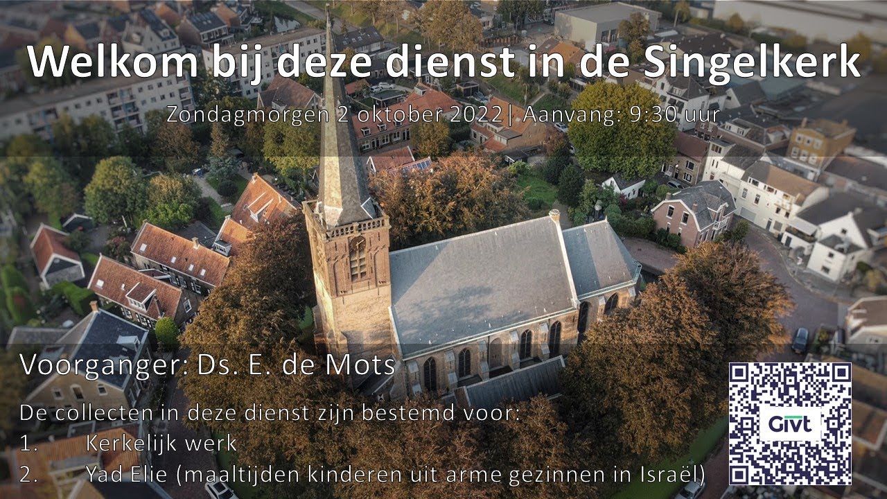 2022-10-02| Zondagmorgendienst (Ds. E. de Mots) - YouTube - Ds De Mots Ridderkerk
