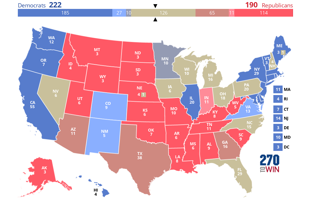 2024 Presidential Election Interactive Map - Wanneer Zijn De Uitslagen Van De Amerikaanse Verkiezingen