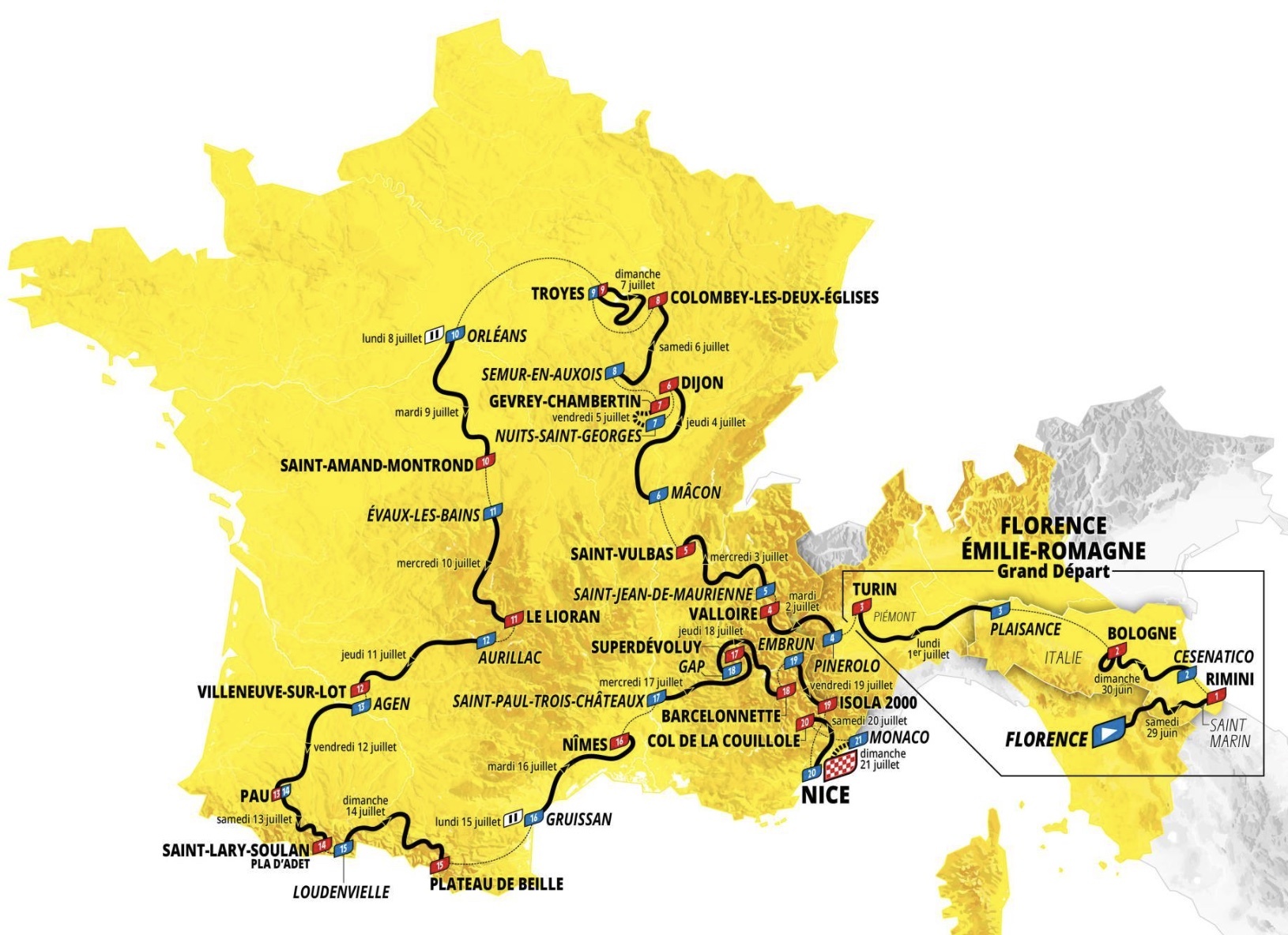 Waar Is De Tour De France