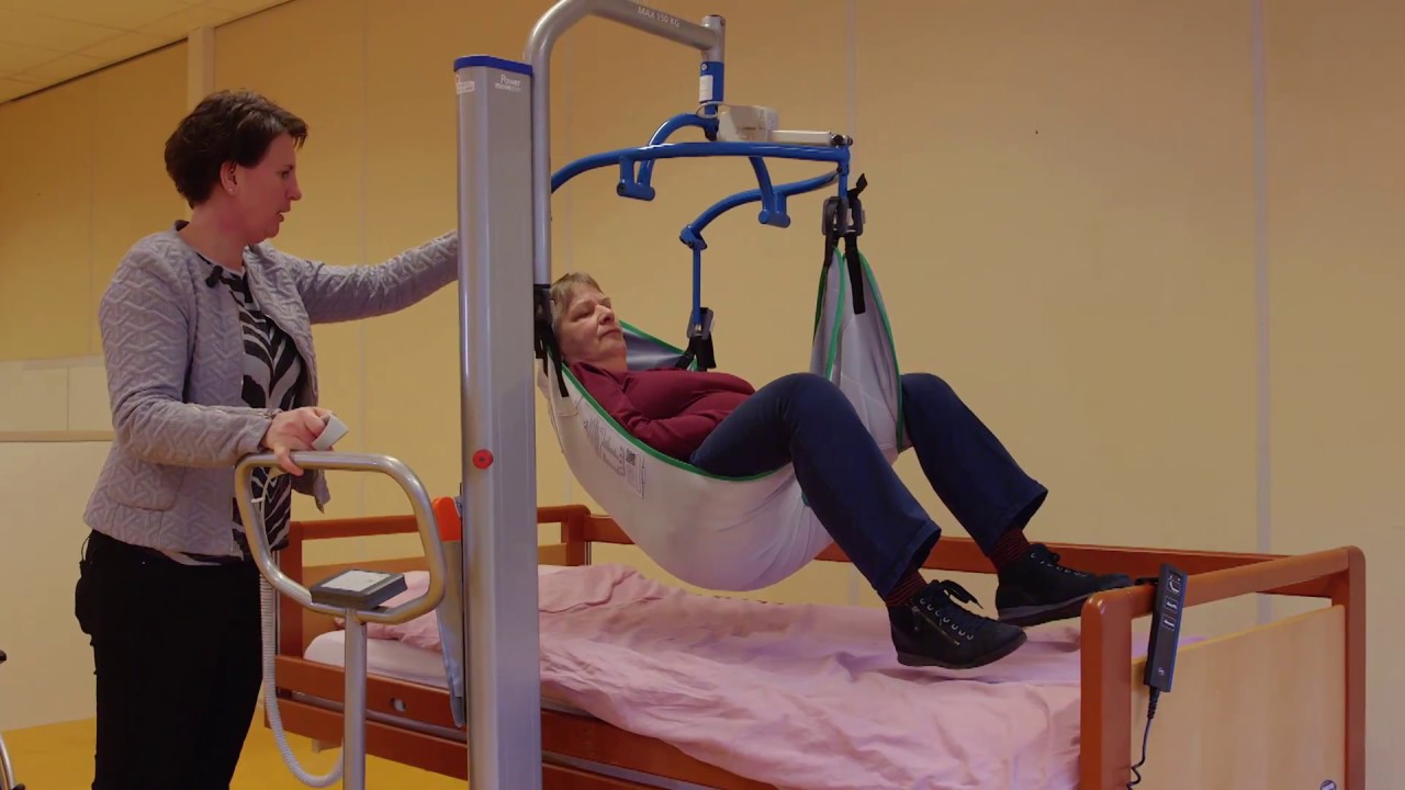 2.2.9. Transfer van stoel naar bed met passieve lift (verblijfsband - Nieuwe Technologische Hulpmiddelen In De Zorg