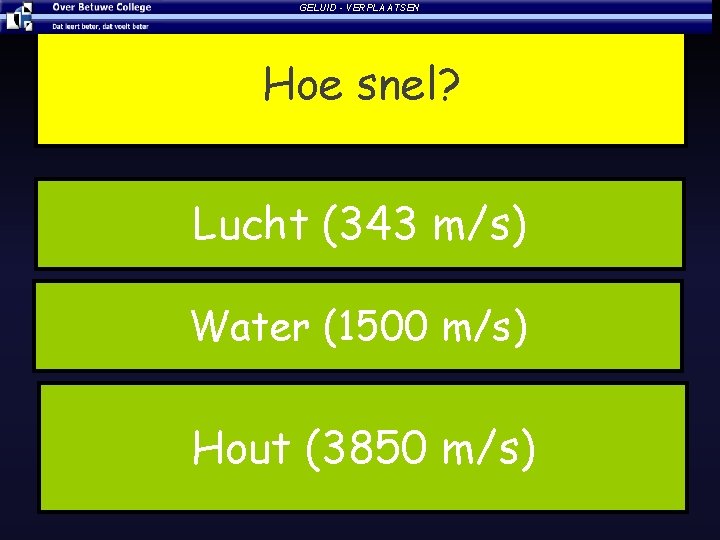 25 11 2020 GELUID Hoe snel is geluid - Hoe Snel Is Het Geluid