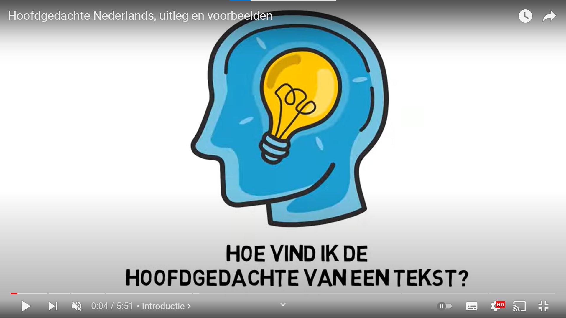Wat Is De Hoofdgedachte Van De Tekst