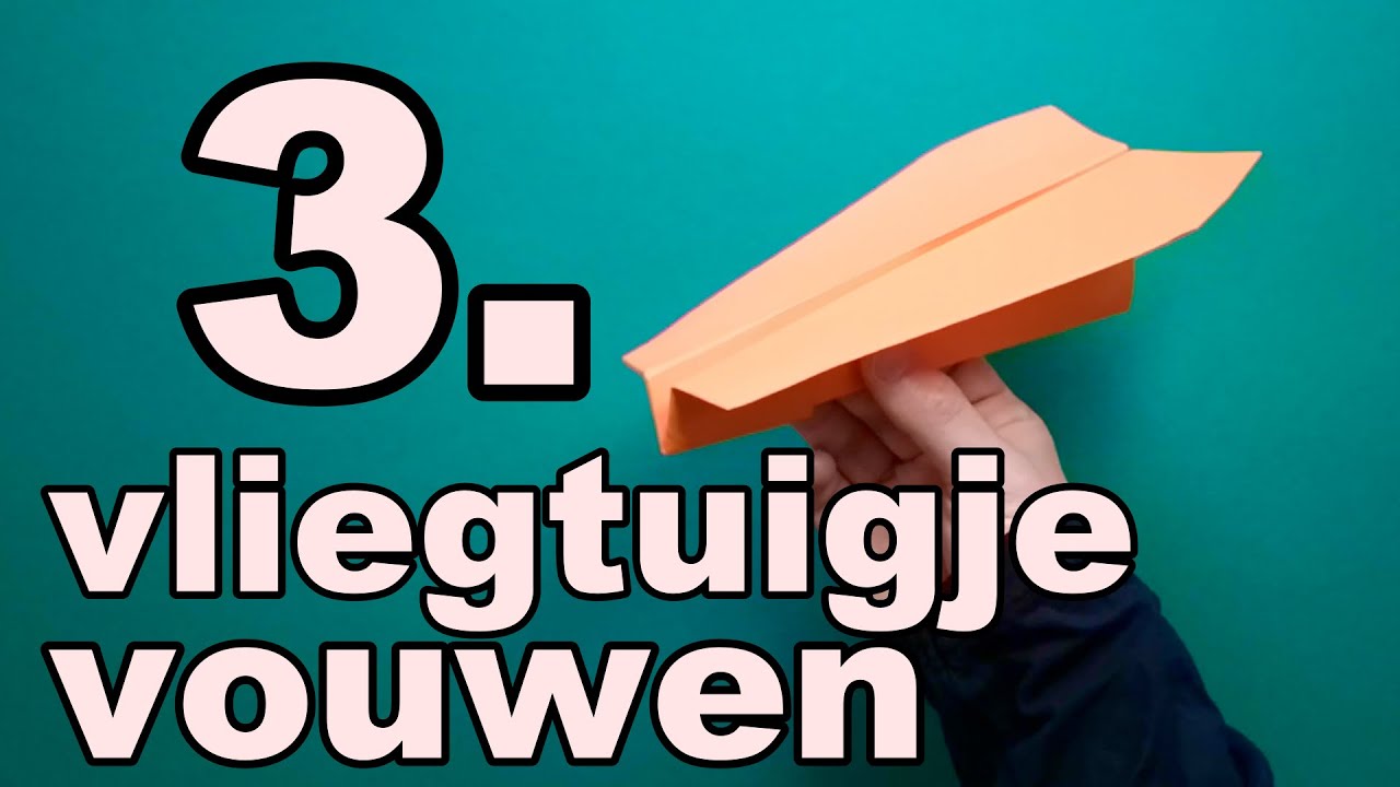 Hoe Maak Je Een Vliegtuig Van Papier