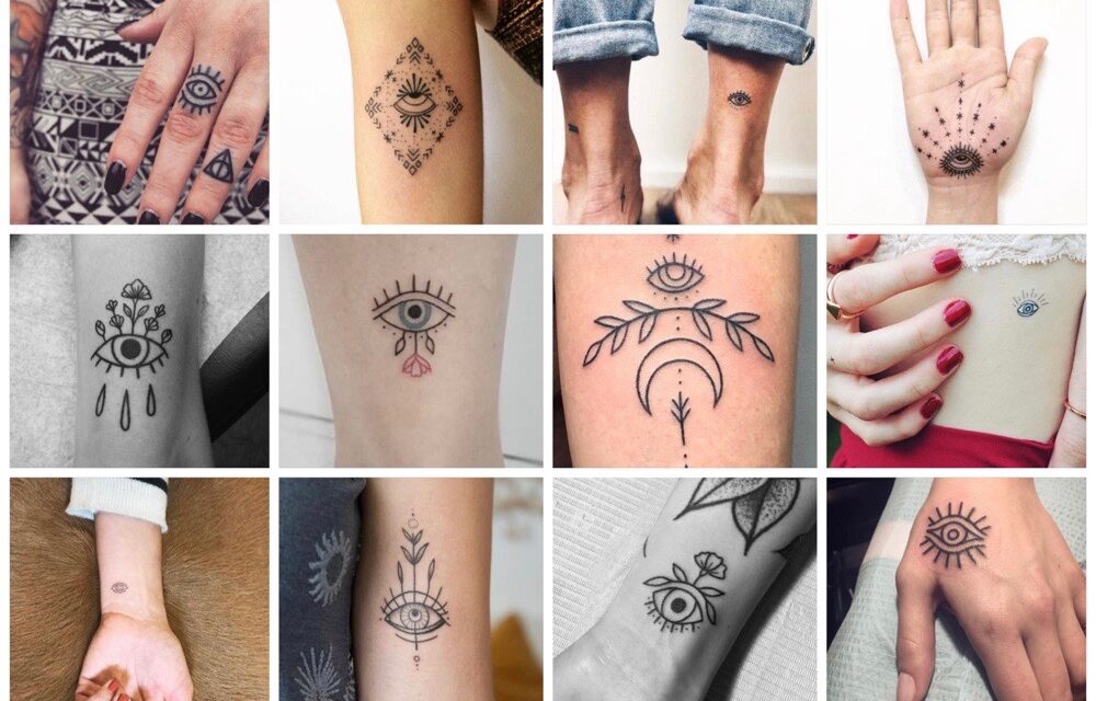 30 minimalistische oog tattoos (en de betekenis) - One Hand in my Pocket - Hand Met Oog Betekenis