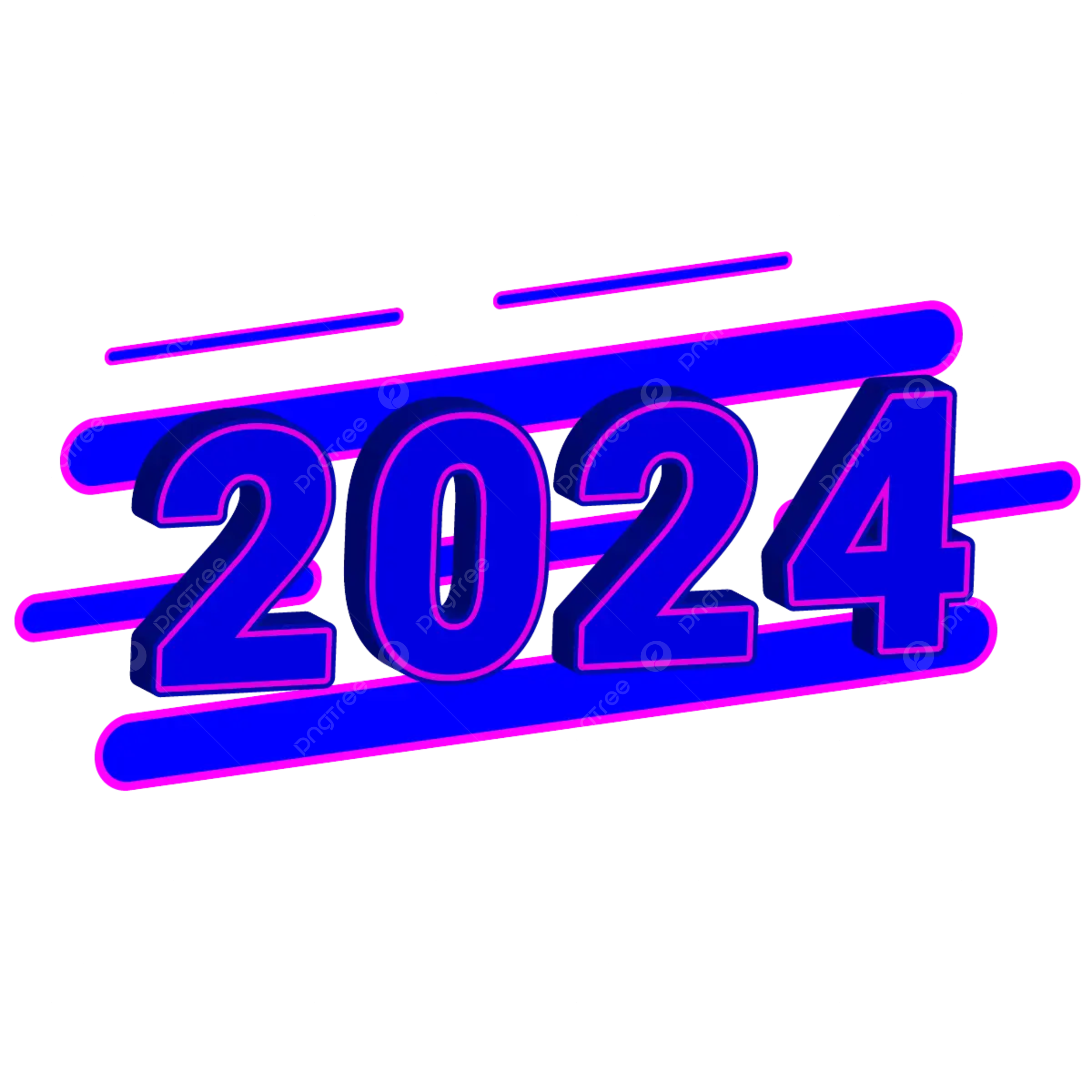 3d 2024 Vector Icon, 3d 2024, New Year, 2024 New Year PNG and Vector - Week Van De Reflectie 2024