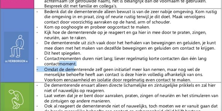 Fasen Van Dementie Verdwaalde Ik