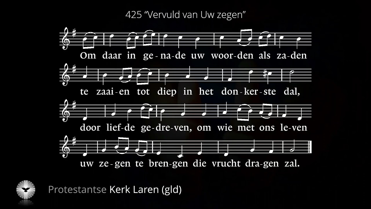 425 Vervuld van uw zegen - YouTube - Vervuld Van Uw Zegen