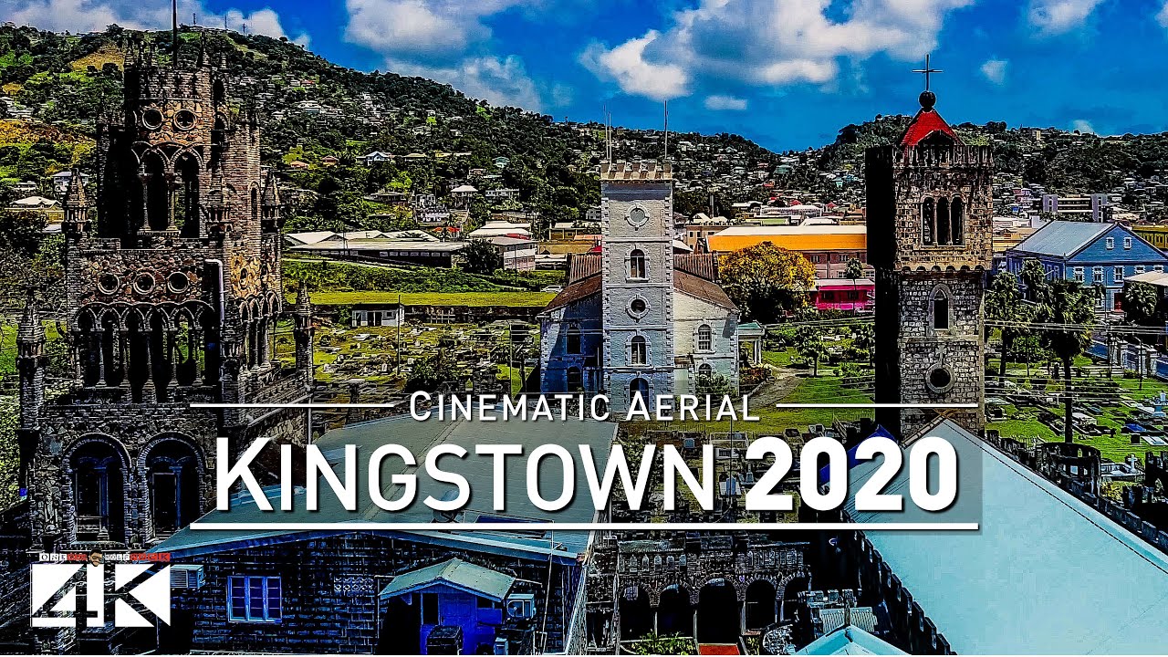 【4K】Drone Footage | Kingstown - Capital of Saint Vincent & Grenadines - Kingstown Saint Vincent Et Les Grenadines