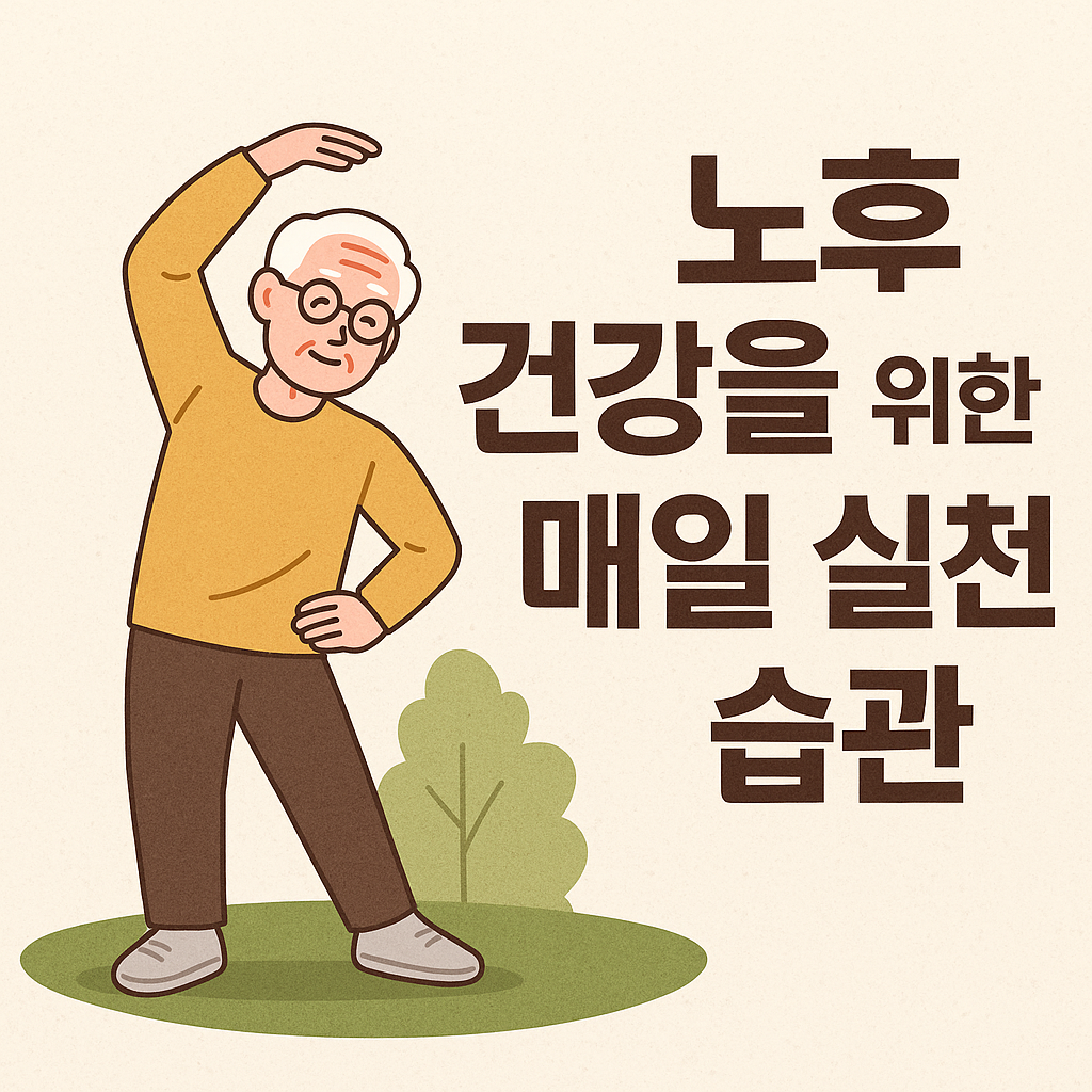 노후 건강을 위한 매일 실천하는 5가지 생활 습관 - Eb En Vloed Mont Saint Michel