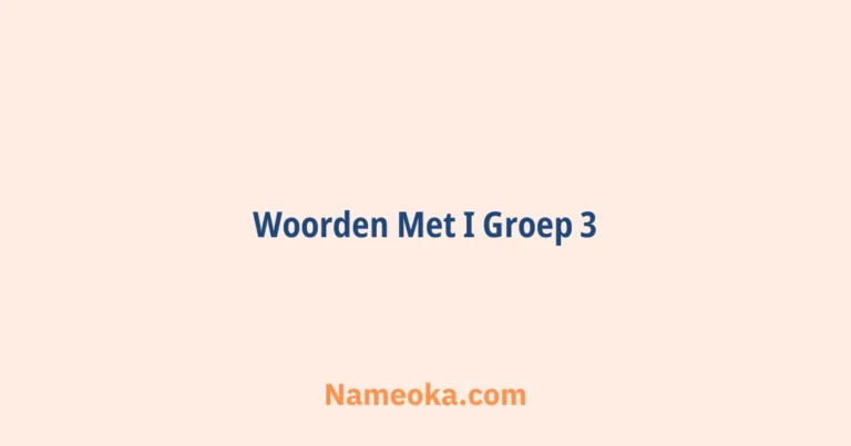 Woorden Met Ei En Ij