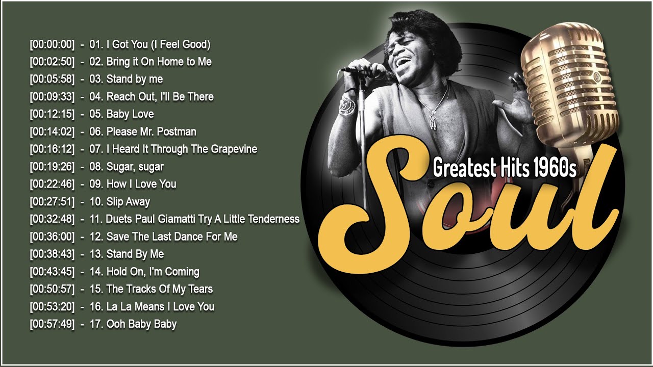60s Soul Music Hits Playlist - Greatest 1960's Soul Songs - Best Oldies - Deze Muziekstijl Heeft Invloeden Uit De Funk En Soulmuziek