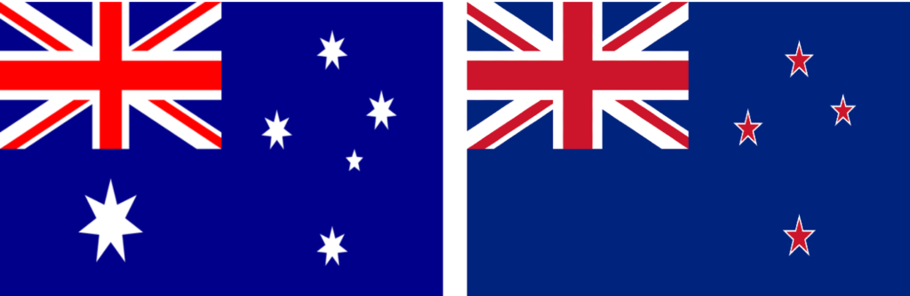 7 of the main differences between Australia and New Zealand - Verschil Vlag Australie En Nieuw Zeeland