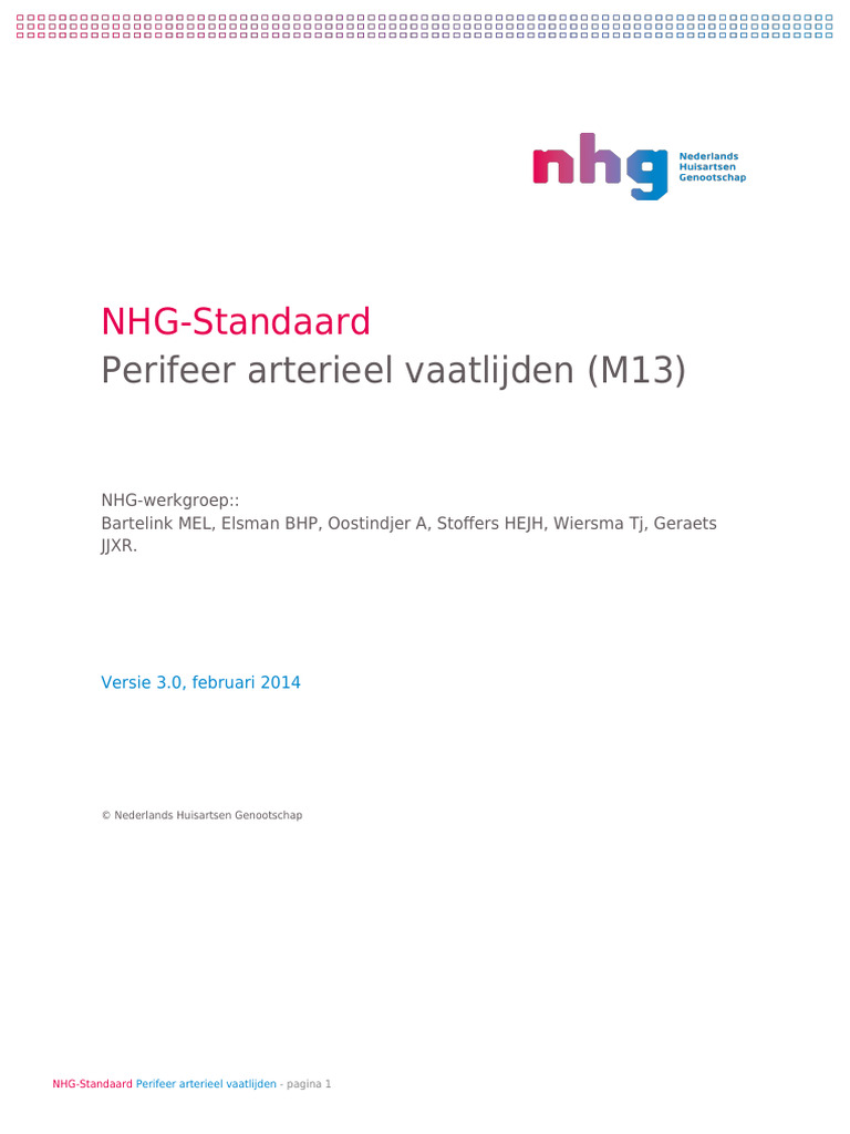 79 - Perifeer Arterieel Vaatlijden - Februari-2014 | PDF - Perifeer Arterieel Vaatlijden Fontaine Stadium 4