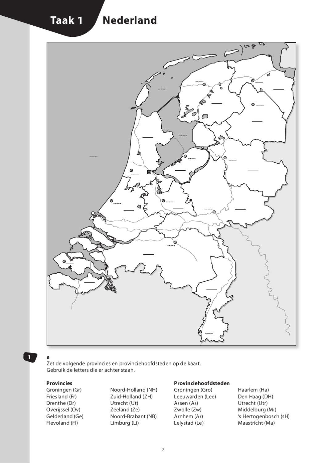 9789006643008 Ajodakt Topografie Nederland Werkboek groep 6 by - Topografie Groep 8 Thema 1