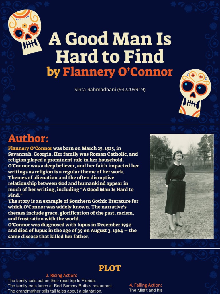 Flannery O'connor A Good Man Is Hard To Find