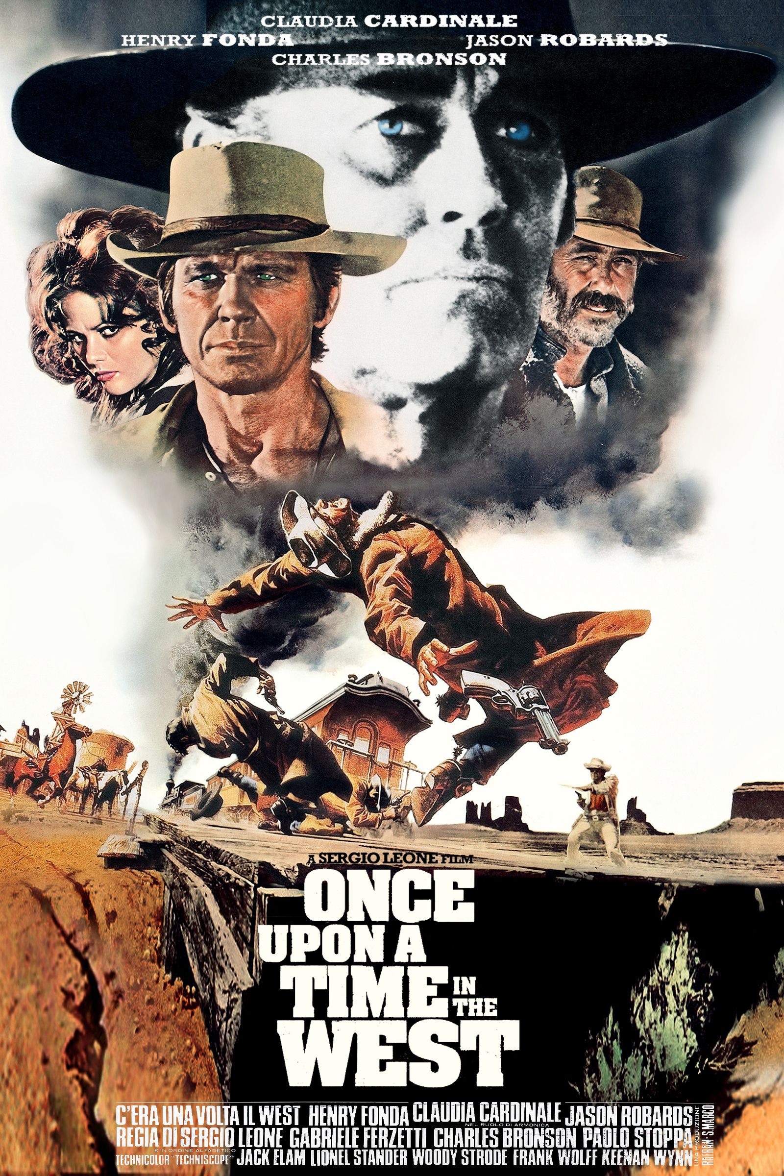 a movie poster for once upon a time in the west - Once Upon A Time In The West Location Filming