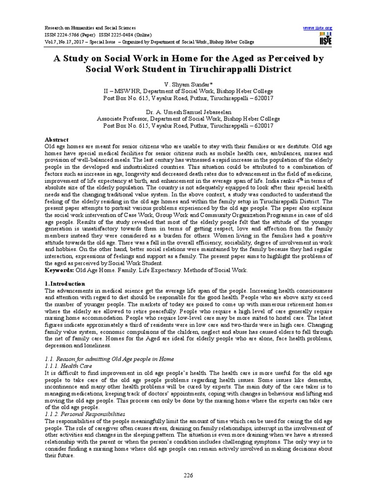 Wat Houd Social Work In