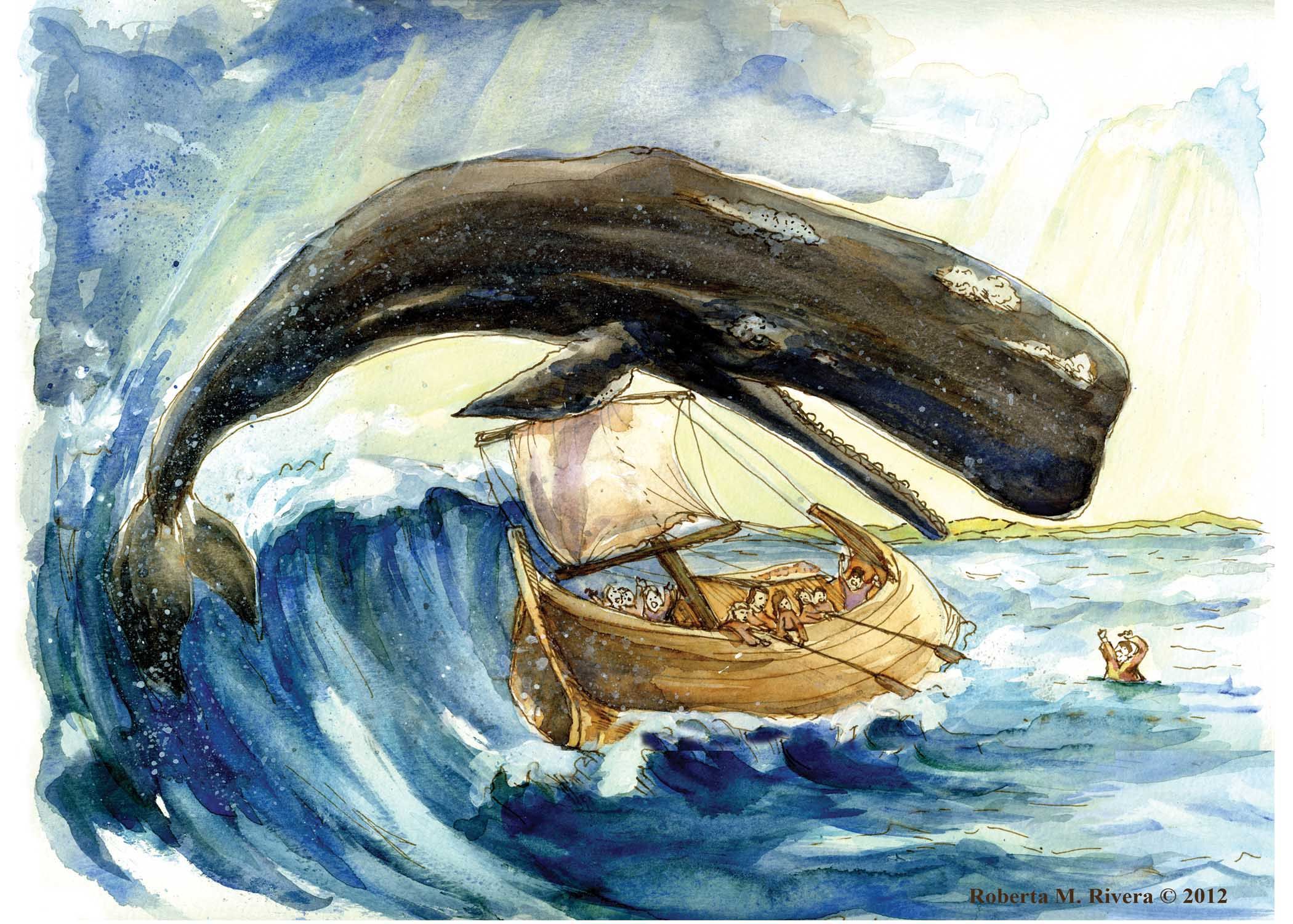 A Whale of a Tale | Jonah and the whale, Bible stories for kids, Whale art - Jona En De Walvis Bijbel