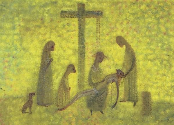 Aad de Haas - Kruisweg / Afname van het Kruis | Religieuze kunst, Kruis - Kruisweg Aad De Haas