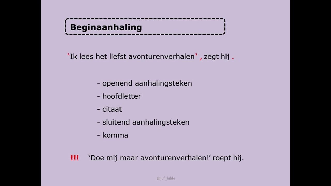 Hoe Gebruik Je Aanhalingstekens In Een Zin