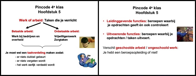 Aantekeningen | samenvatting | Pincode | hoofdstuk 5 deel 13 | Aan de - Antwoorden Pincode Economie Vmbo 4