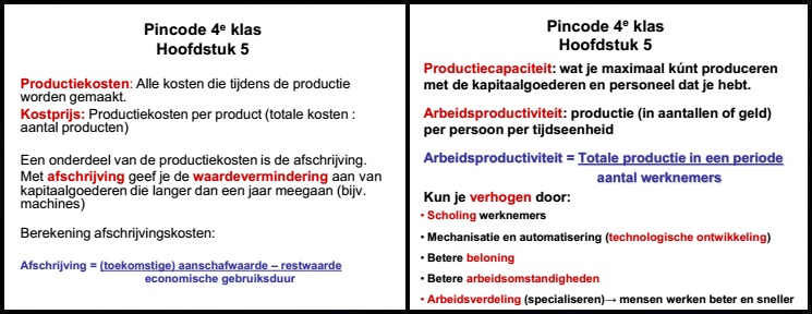 Aantekeningen | samenvatting | Pincode | hoofdstuk 5 deel 6 | Aan de - Pincode 7e Editie Antwoorden Vmbo-gt 4