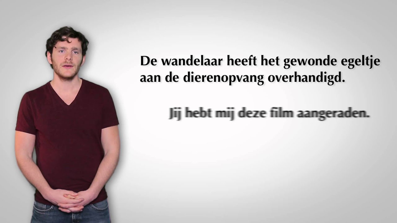 actief en passief - TaalTransfer.eu - YouTube - Verschil Actief En Passief Kiesrecht