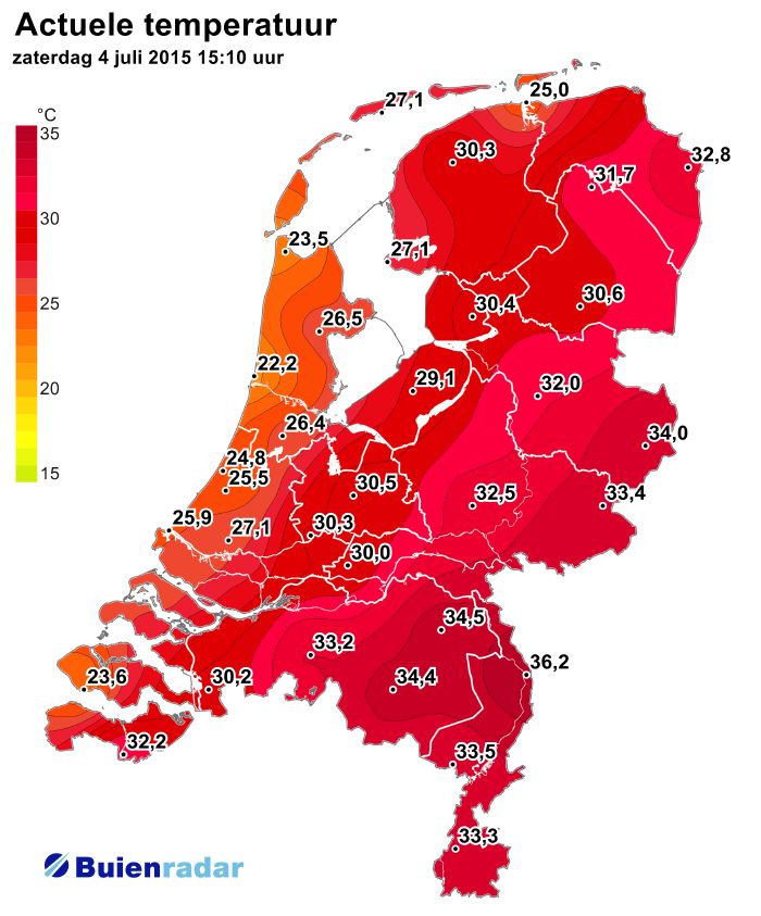 Koudste Temperatuur Nederland Laatste 10 Jaar