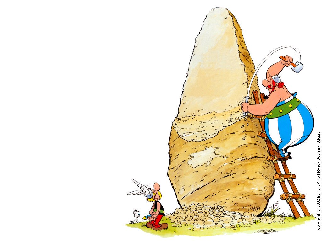 Wat Draagt Obelix Altijd Op Zijn Rug